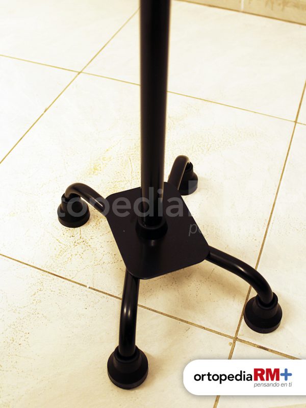 Bastón de Cuatro Apoyos con Cuello de Ganso Bronce - Imagen 2