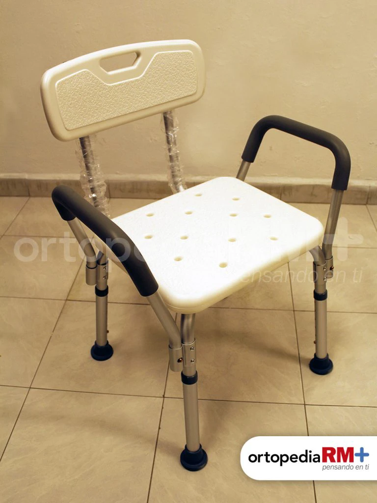 Silla de baño antideslizante para seguridad en la ducha